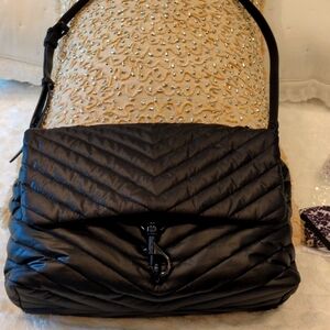 Rebecca Minkoff Edie Nylon Jumbo Flap Shoulder Bag.  Brand New In Package